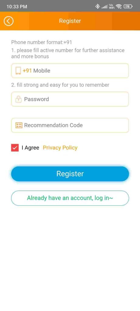 How To Register in EN 365 APK ?