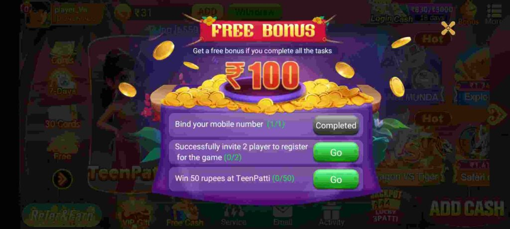 What is Free Bonus TeenPatti Rummy Master APP?