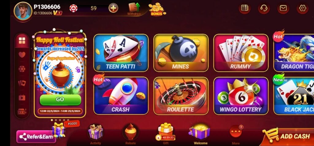 Happy Teen Patti APP Download & Bonus Rs.100