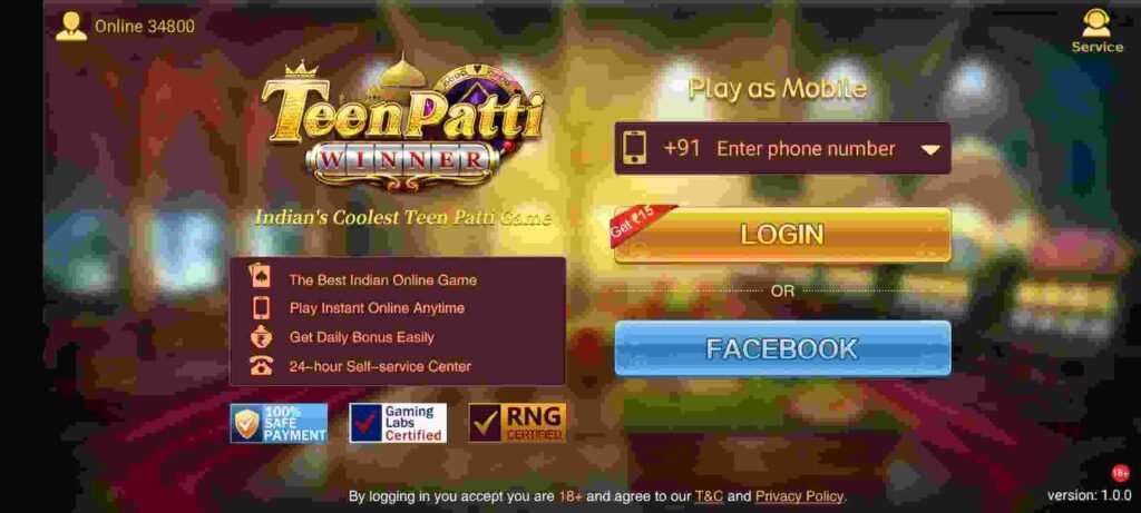 How to Register in Teen Patti Winner ?