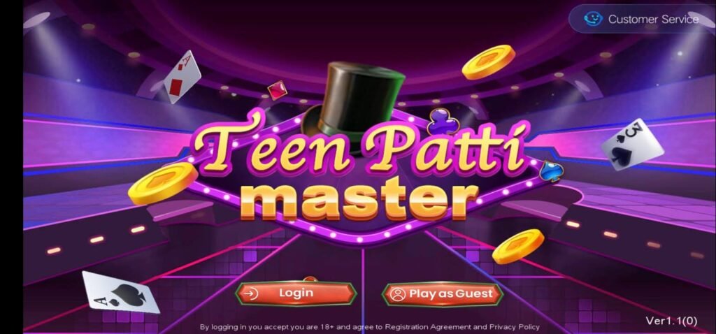 Teen Patti Master APP | साइनअप बोनस रु.29 | कैश आउट 1000