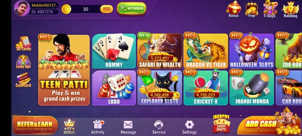 Teen Patti Master Hack APP – साइन इन 31 | 1000 निकालें